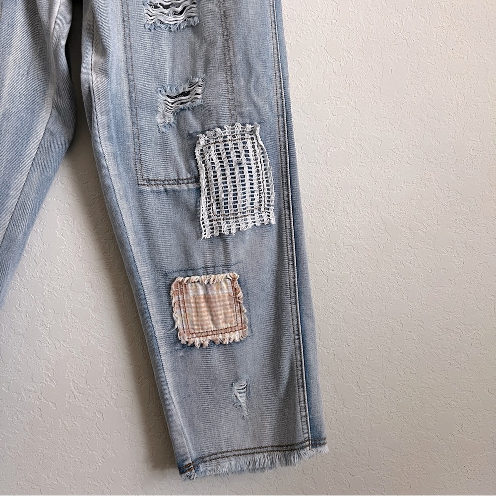 Pol Wanderlight Patchwork Boho Jeans Fwp100 Light… - image 7